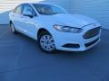 2014 Oxford White Ford Fusion S  photo #1