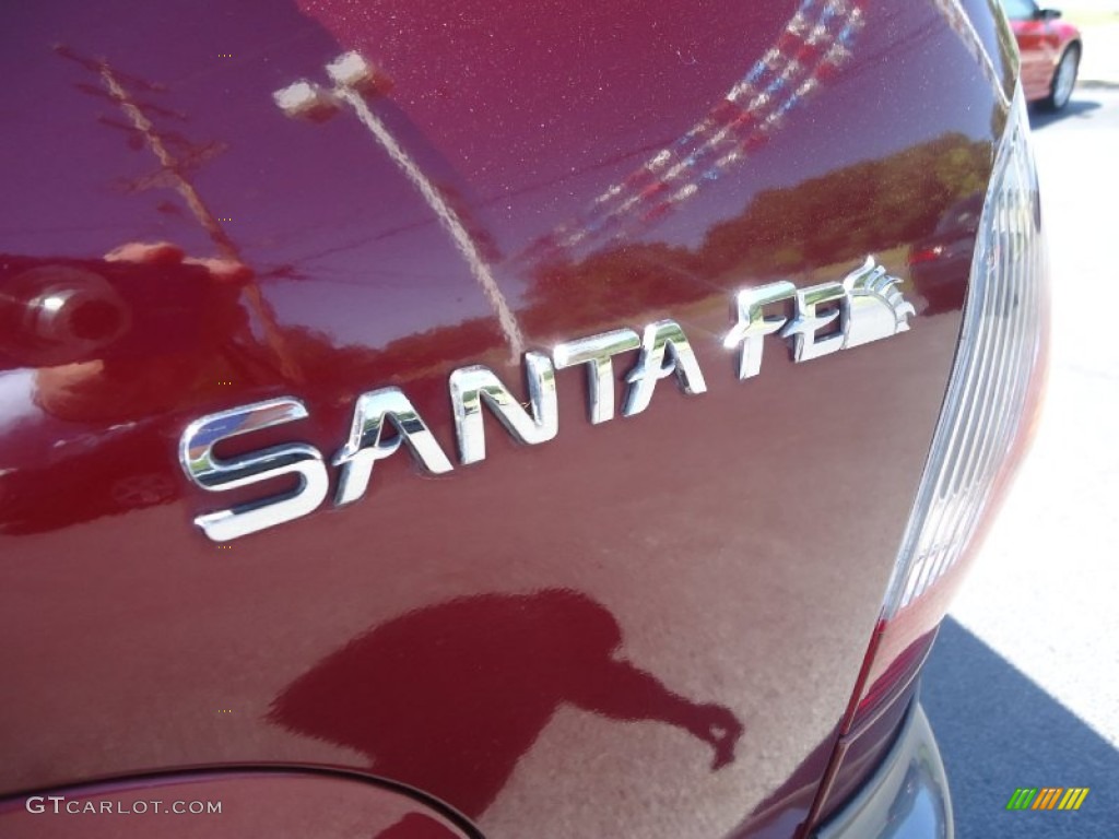 2004 Santa Fe  - Merlot Red / Beige photo #21