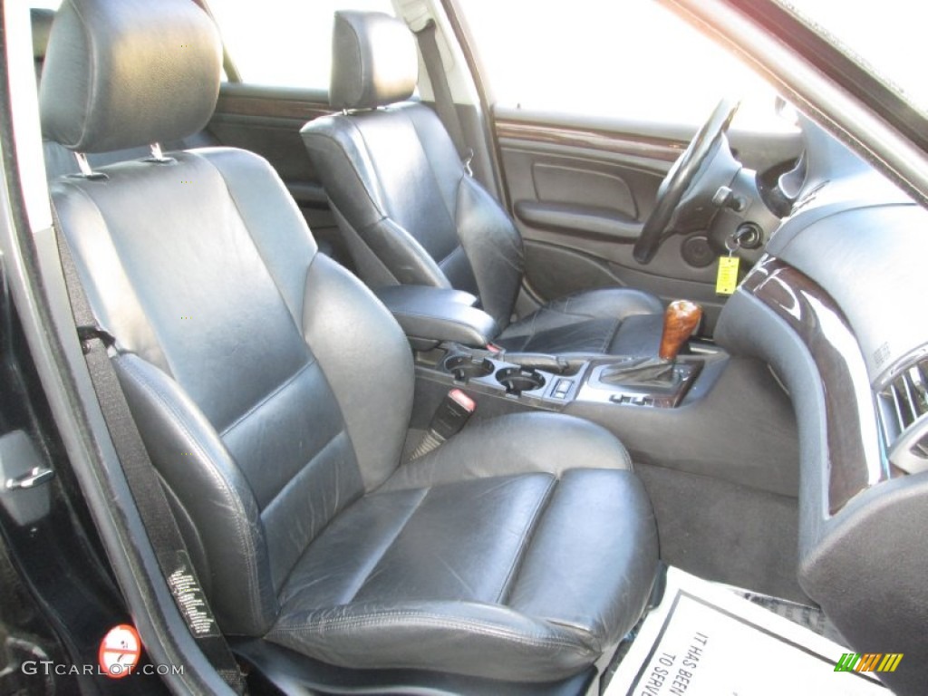 Black Interior 2002 BMW 3 Series 325xi Wagon Photo #88375703