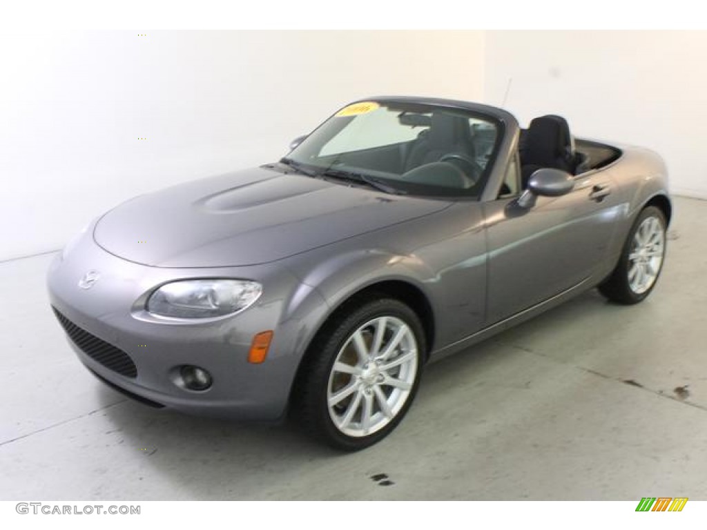 2006 MX-5 Miata Touring Roadster - Galaxy Gray Metallic / Black photo #12