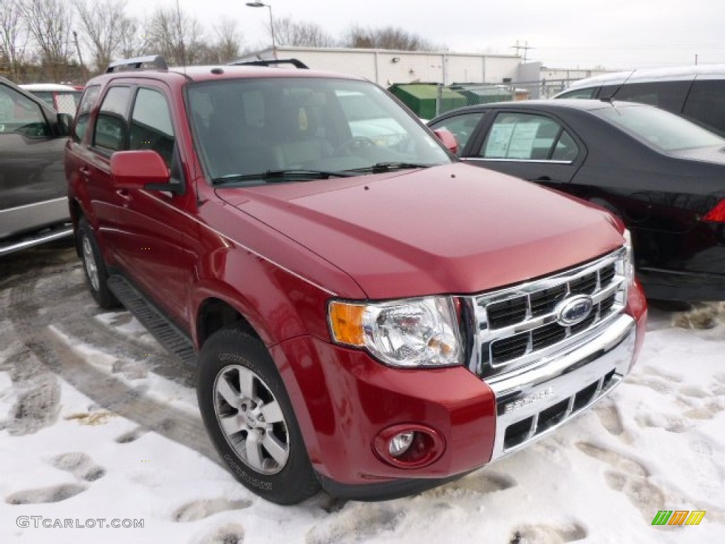 2009 Escape Limited 4WD - Sangria Red Metallic / Charcoal photo #1