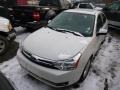 2010 White Suede Ford Focus SEL Sedan  photo #2