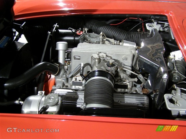 1961 Corvette Convertible - Roman Red / Red photo #13