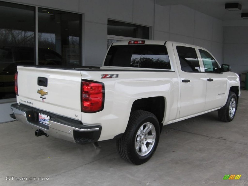 2014 Silverado 1500 LT Z71 Crew Cab 4x4 - White Diamond Tricoat / Jet Black photo #17