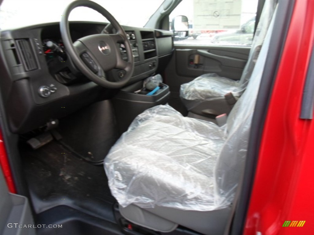 2014 Savana Van 2500 Cargo - Fire Red / Medium Pewter photo #4