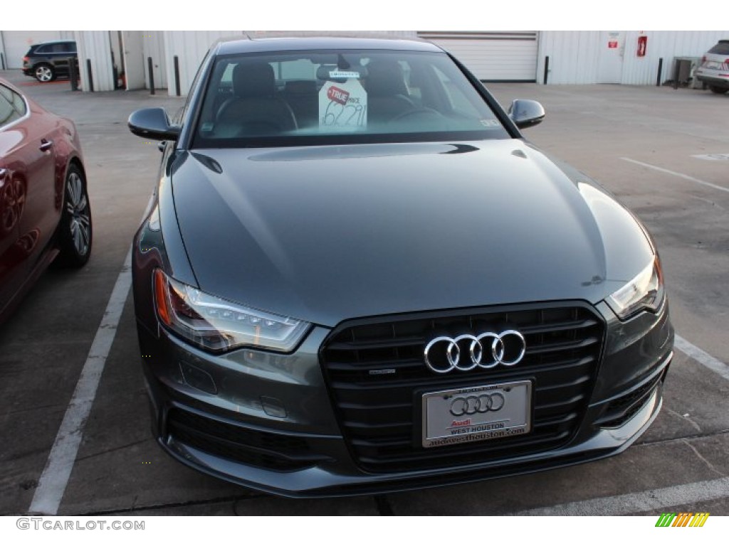 2014 A6 3.0T quattro Sedan - Daytona Grey Pearl Effect / Black photo #2