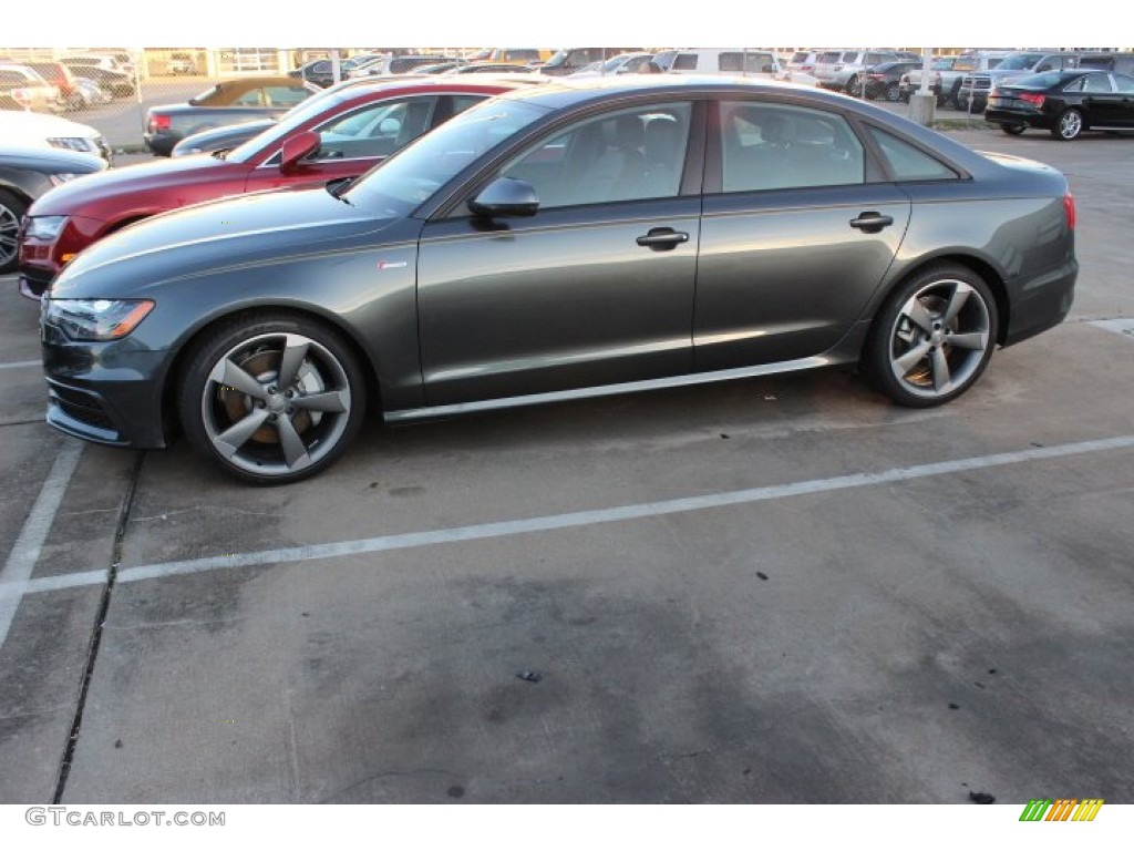 2014 A6 3.0T quattro Sedan - Daytona Grey Pearl Effect / Black photo #4