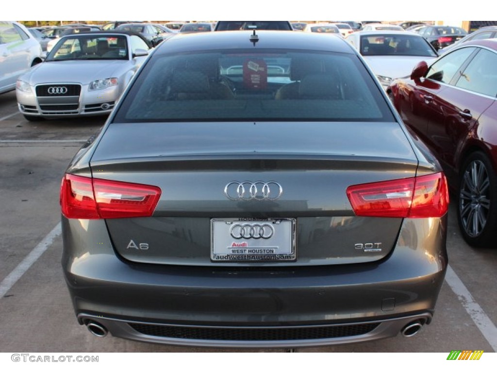 2014 A6 3.0T quattro Sedan - Daytona Grey Pearl Effect / Black photo #6