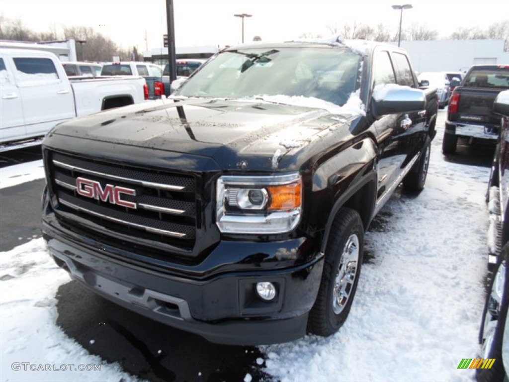 2014 Sierra 1500 SLE Crew Cab 4x4 - Onyx Black / Jet Black photo #1