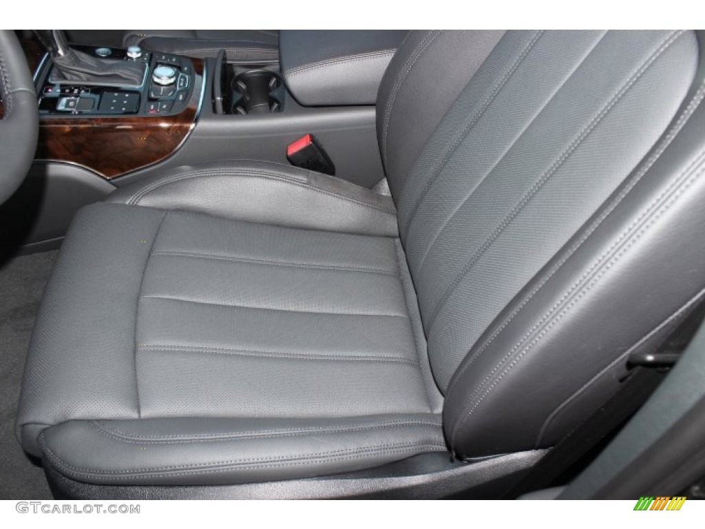 2014 A6 3.0T quattro Sedan - Daytona Grey Pearl Effect / Black photo #13