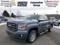 2014 Stealth Gray Metallic GMC Sierra 1500 SLT Double Cab 4x4  photo #1