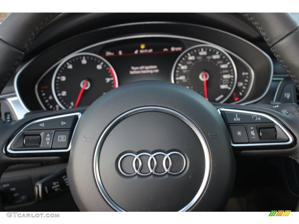 2014 A6 3.0T quattro Sedan - Daytona Grey Pearl Effect / Black photo #28