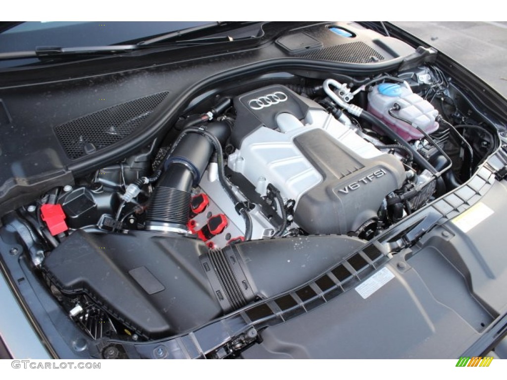 2014 A6 3.0T quattro Sedan - Daytona Grey Pearl Effect / Black photo #37