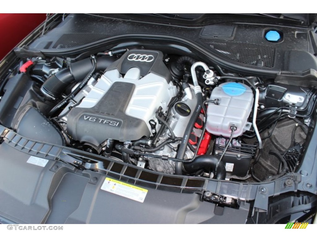 2014 A6 3.0T quattro Sedan - Daytona Grey Pearl Effect / Black photo #38