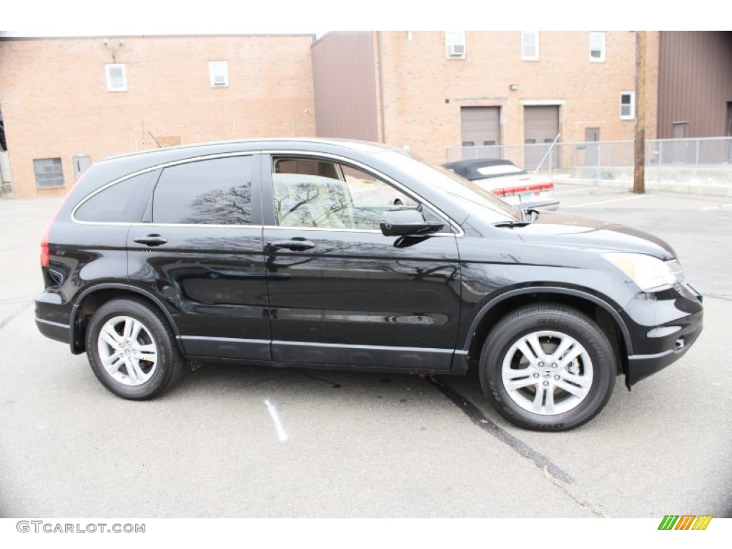 2011 CR-V EX-L 4WD - Royal Blue Pearl / Ivory photo #4