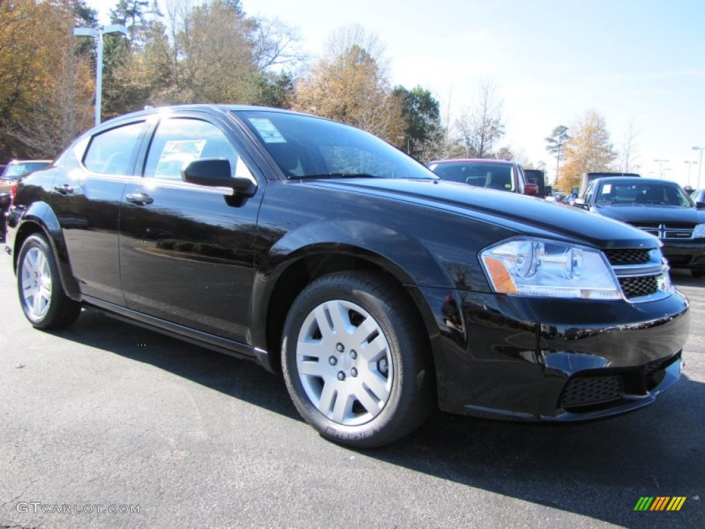 Black Clear Coat 2014 Dodge Avenger SE Exterior Photo #88379237