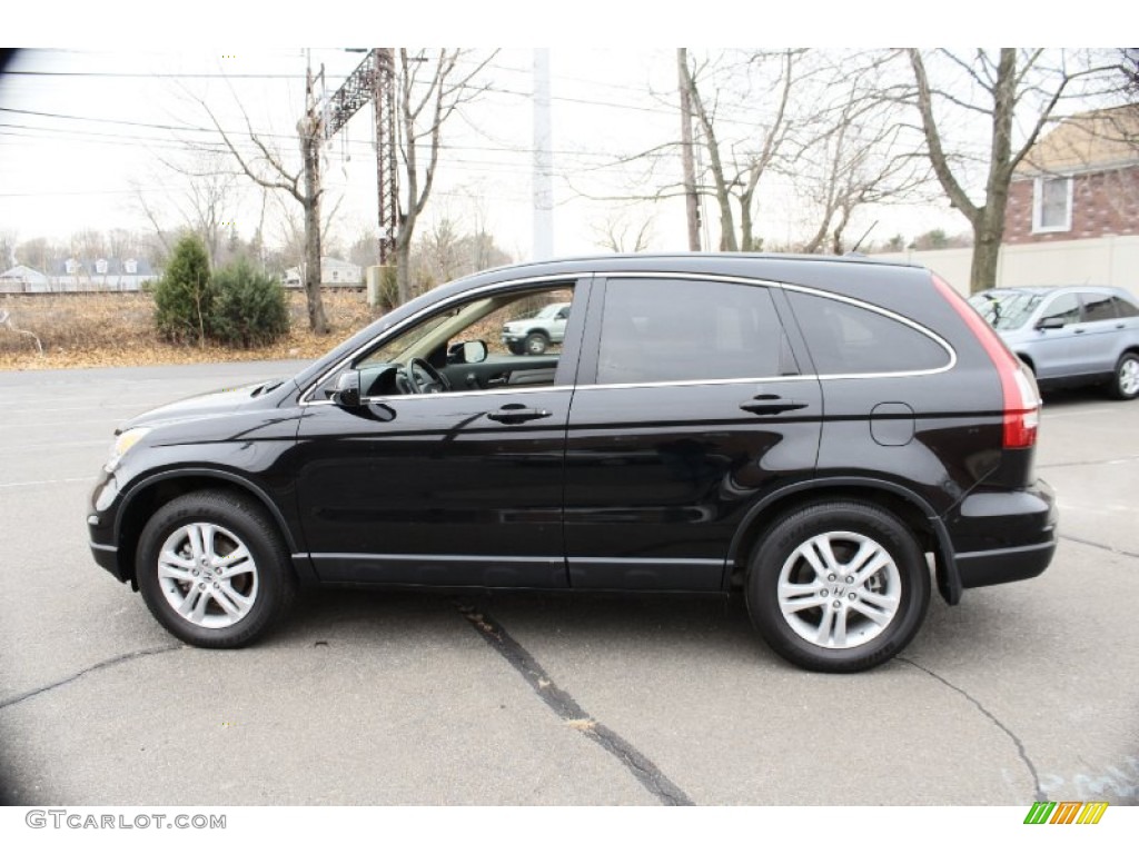 2011 CR-V EX-L 4WD - Royal Blue Pearl / Ivory photo #11