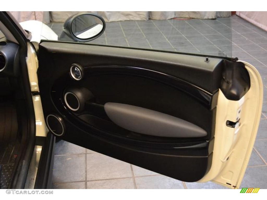 2010 Cooper S Hardtop - Pepper White / Grey/Carbon Black photo #10