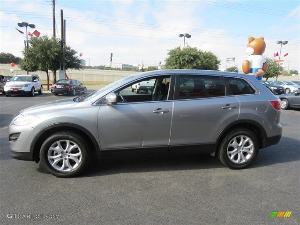 Liquid Silver Meatllic 2012 Mazda CX-9 Sport Exterior Photo #88380674