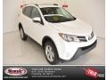 2013 Super White Toyota RAV4 XLE  photo #1