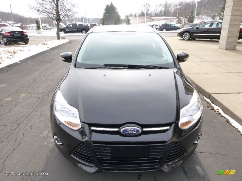 2012 Focus SEL 5-Door - Tuxedo Black Metallic / Charcoal Black photo #3