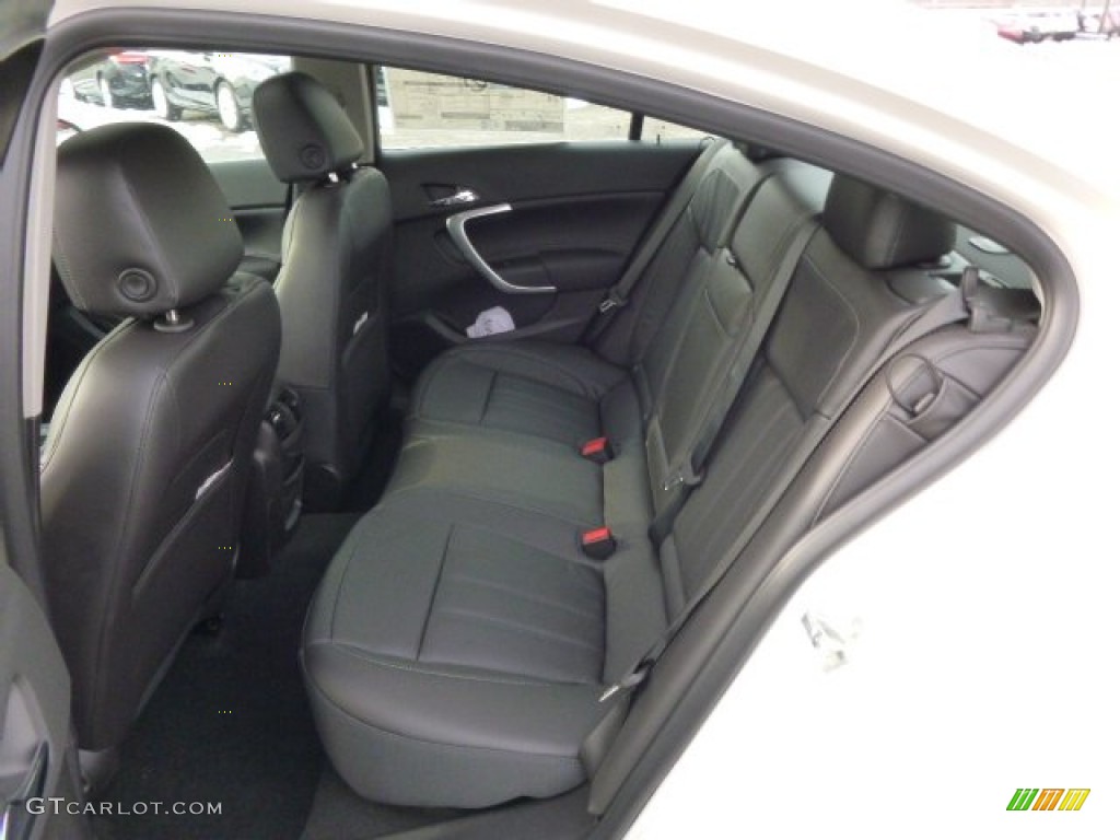 Ebony Interior 2014 Buick Regal FWD Photo #88381490
