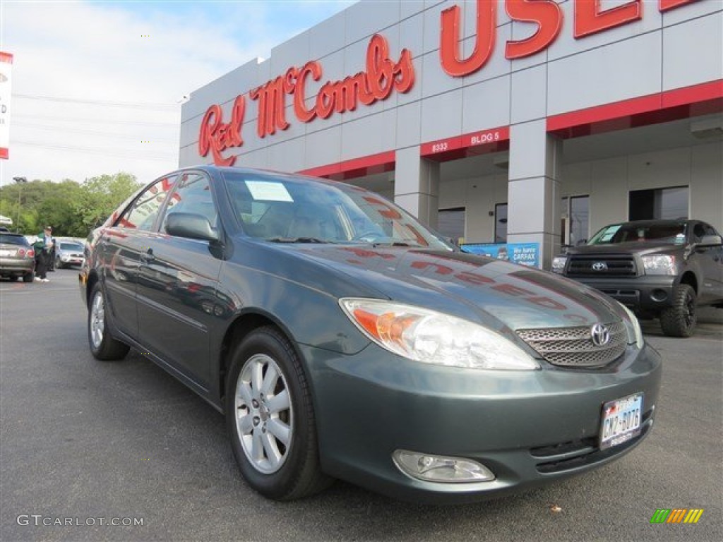 2004 Camry LE V6 - Aspen Green Pearl / Stone photo #1