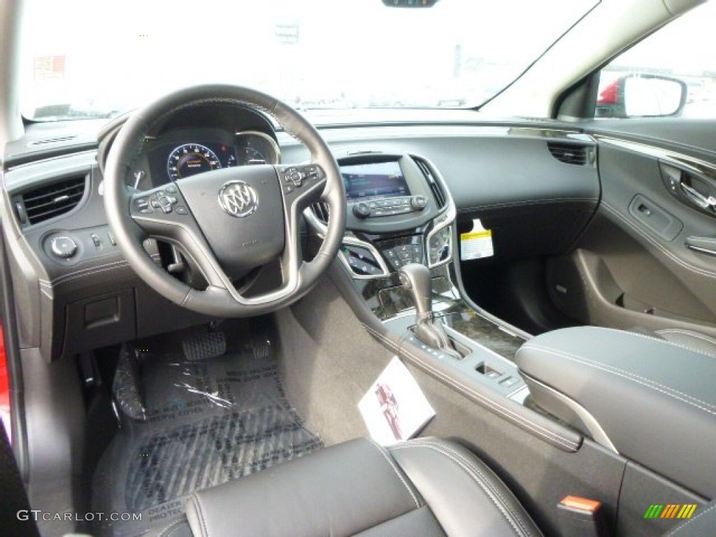 Ebony Interior 2014 Buick LaCrosse Premium Photo #88381946