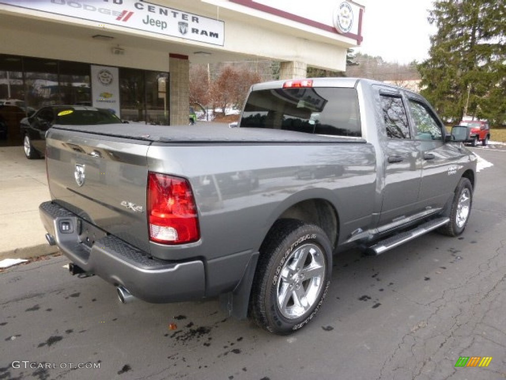 2013 1500 Express Quad Cab 4x4 - Mineral Gray Metallic / Black/Diesel Gray photo #8