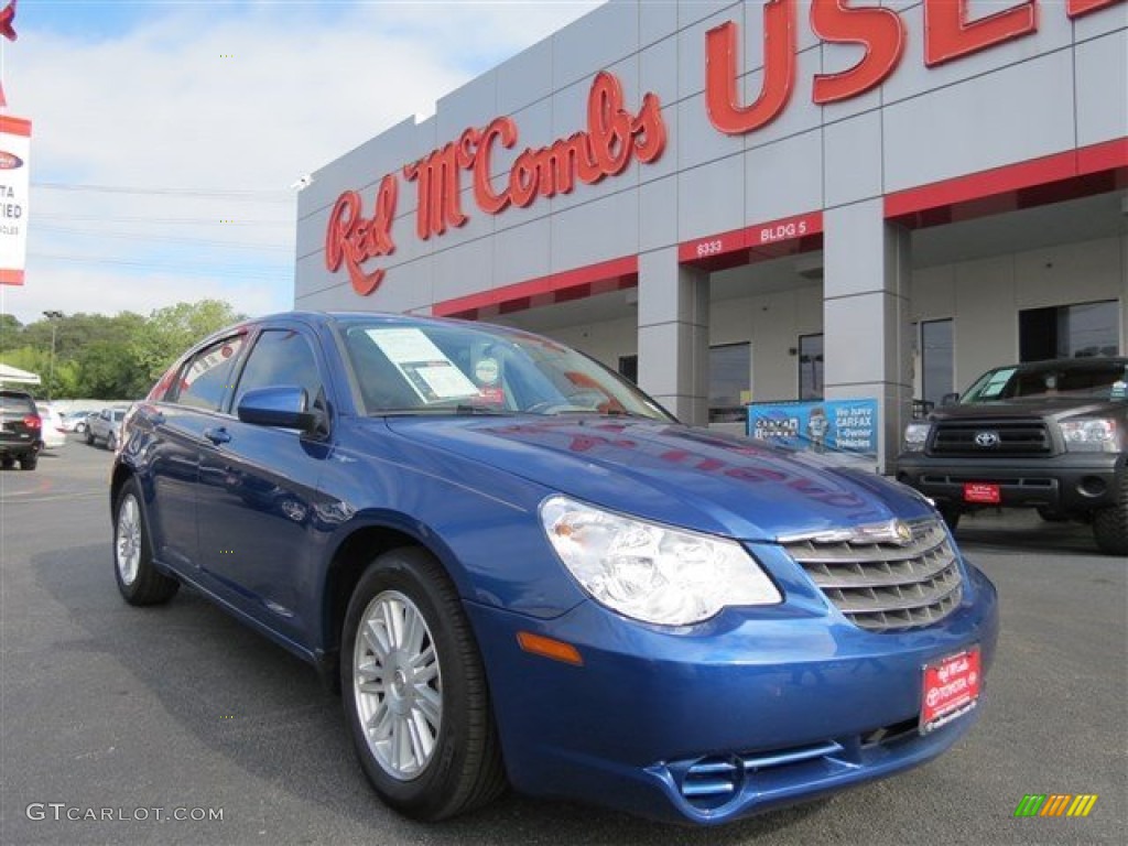 2009 Sebring Touring Sedan - Deep Water Blue Pearl / Medium Pebble Beige/Cream photo #1