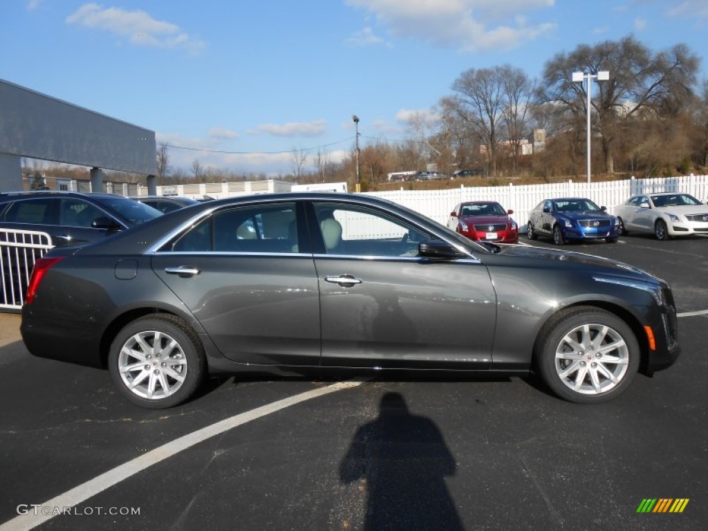 Phantom Gray Metallic 2014 Cadillac CTS Sedan AWD Exterior Photo #88383950