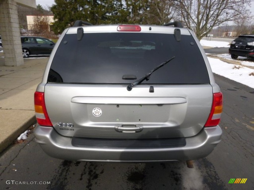 2002 Grand Cherokee Limited 4x4 - Light Pewter Metallic / Dark Slate Gray photo #7