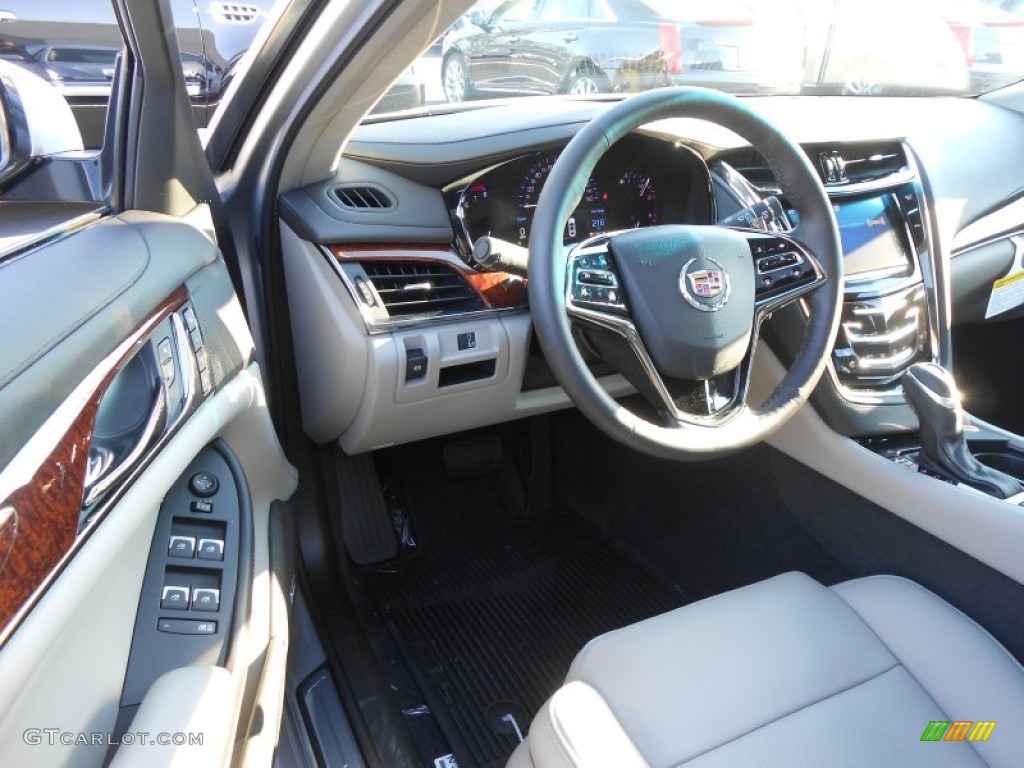 2014 Cadillac CTS Luxury Sedan AWD Light Platinum/Jet Black Dashboard Photo #88384738