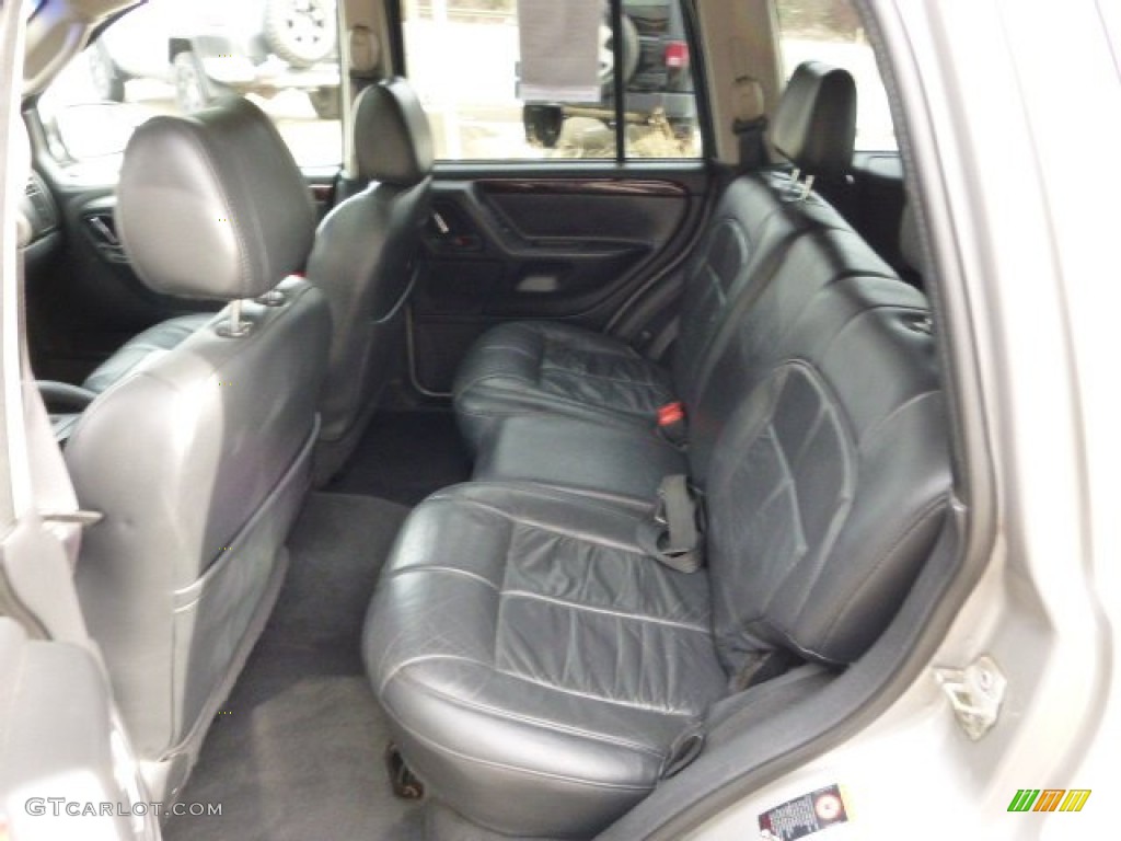 Dark Slate Gray Interior 2002 Jeep Grand Cherokee Limited 4x4 Photo #88384760