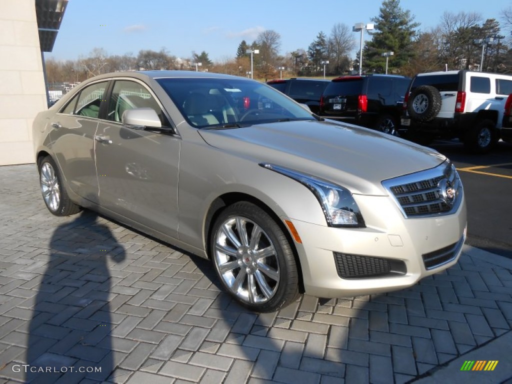 Silver Coast Metallic 2014 Cadillac ATS 2.0L Turbo Exterior Photo #88385300