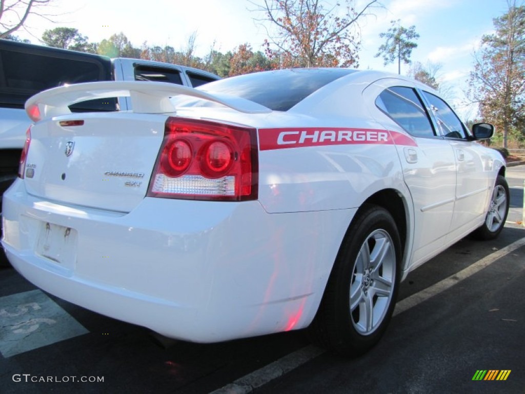 2010 Charger SXT - Stone White / Dark Slate Gray photo #3