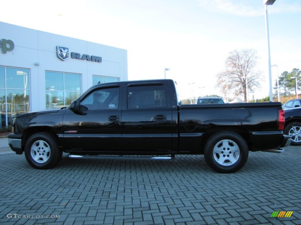 2006 Silverado 1500 LS Crew Cab - Black / Dark Charcoal photo #2