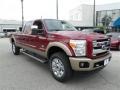 Ruby Red Metallic - F350 Super Duty King Ranch Crew Cab 4x4 Photo No. 7