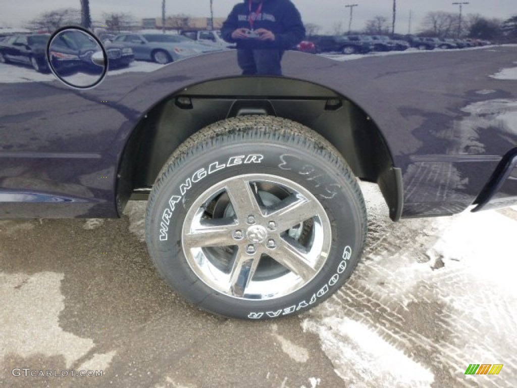 2014 1500 Express Quad Cab 4x4 - True Blue Pearl Coat / Black/Diesel Gray photo #9