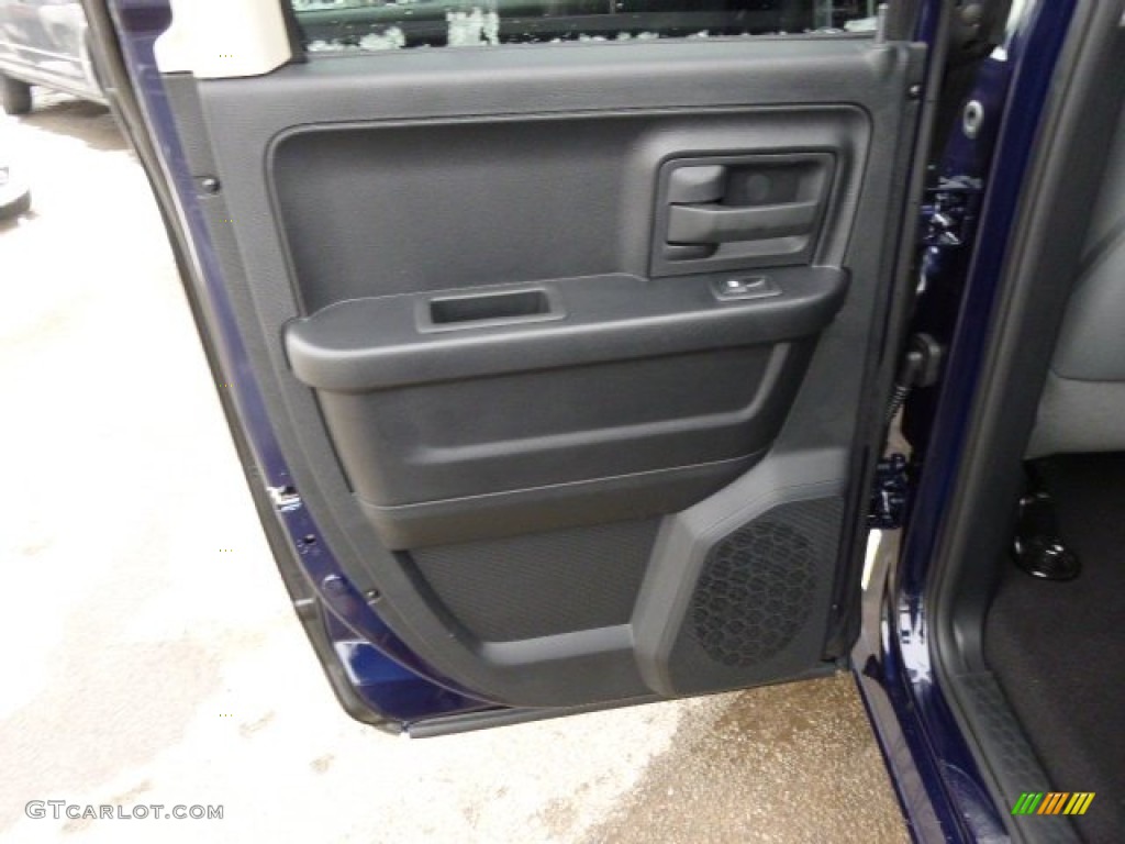 2014 1500 Express Quad Cab 4x4 - True Blue Pearl Coat / Black/Diesel Gray photo #13