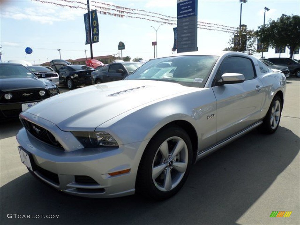 2014 Mustang GT Coupe - Ingot Silver / Charcoal Black photo #1
