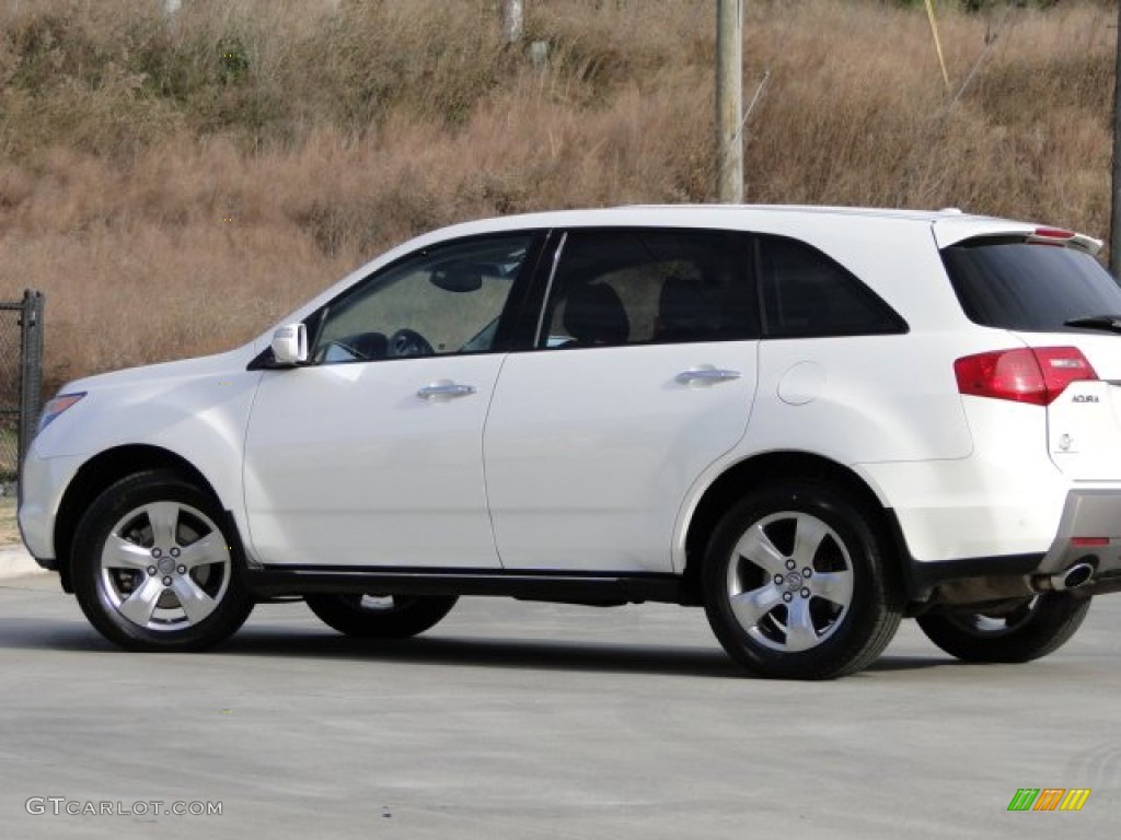 2007 MDX Sport - Aspen White Pearl / Taupe photo #35