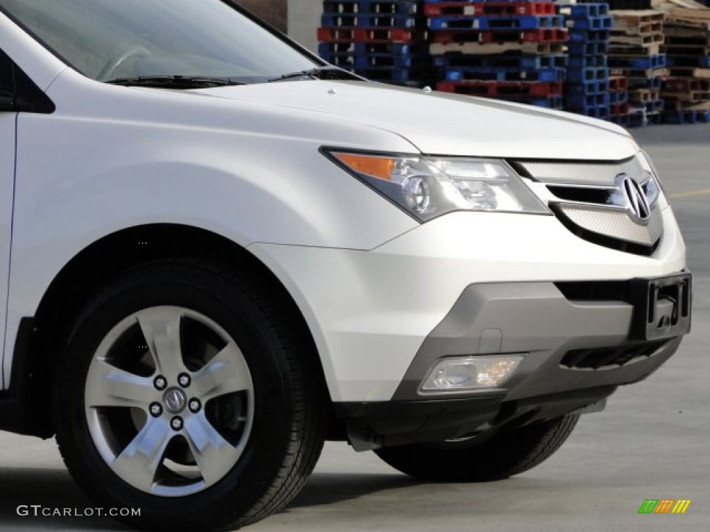 2007 MDX Sport - Aspen White Pearl / Taupe photo #42