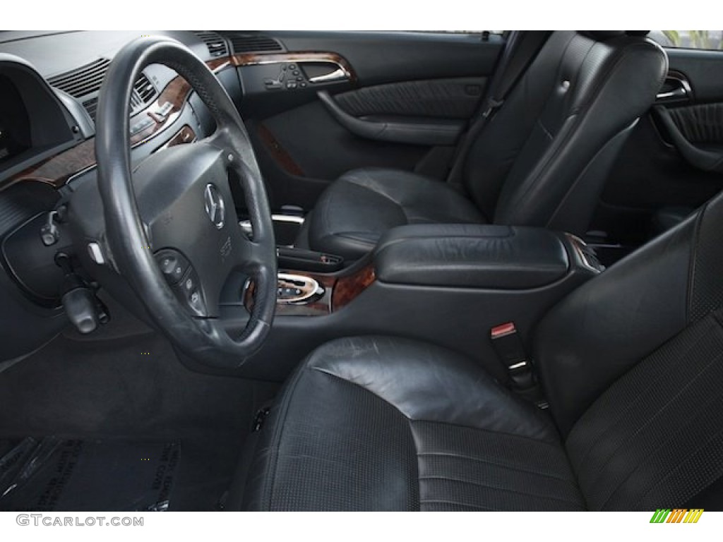 2004 S 55 AMG Sedan - Brilliant Silver Metallic / Black photo #3