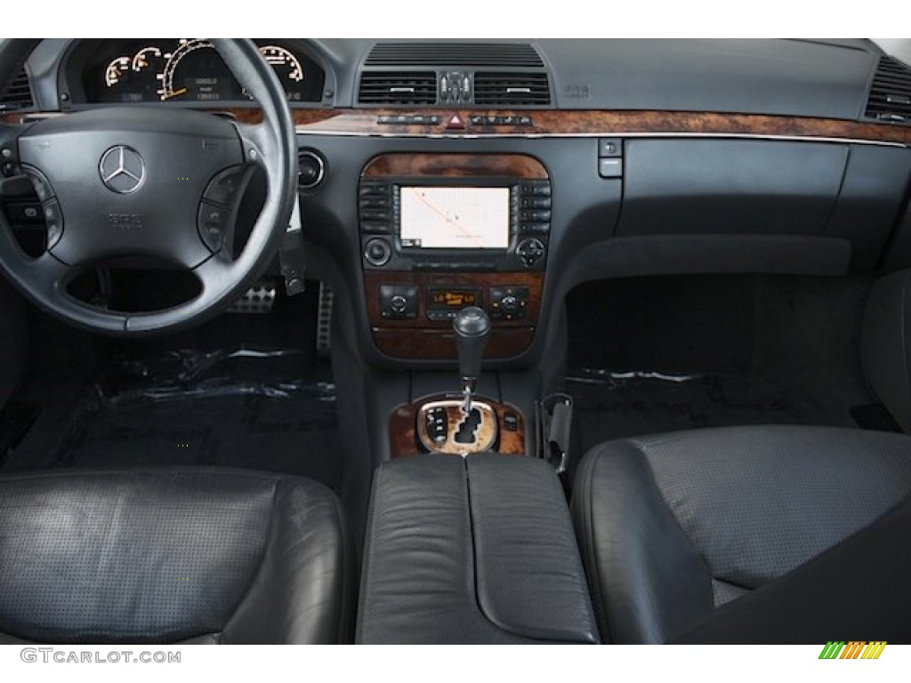 2004 S 55 AMG Sedan - Brilliant Silver Metallic / Black photo #5