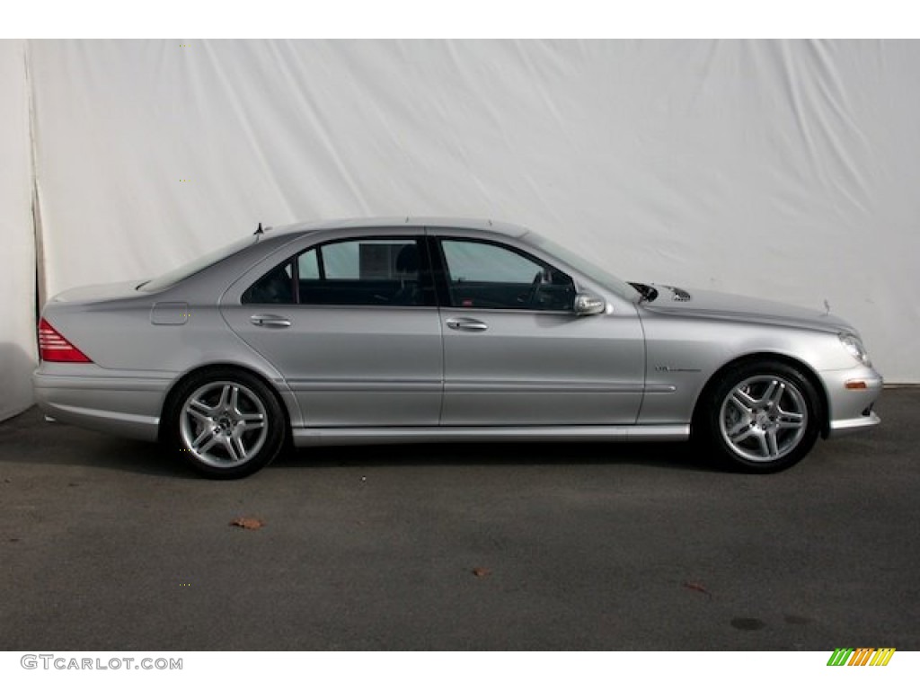 2004 S 55 AMG Sedan - Brilliant Silver Metallic / Black photo #11