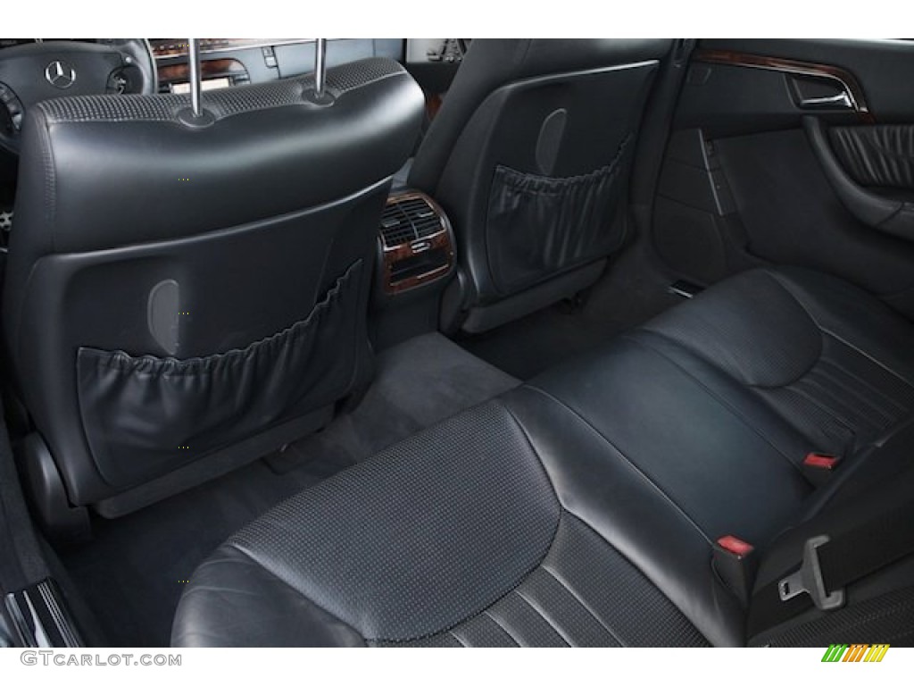 2004 S 55 AMG Sedan - Brilliant Silver Metallic / Black photo #14