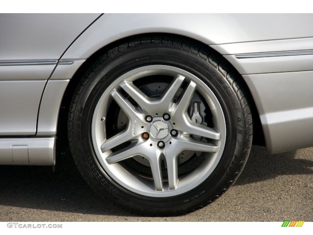 2004 S 55 AMG Sedan - Brilliant Silver Metallic / Black photo #32