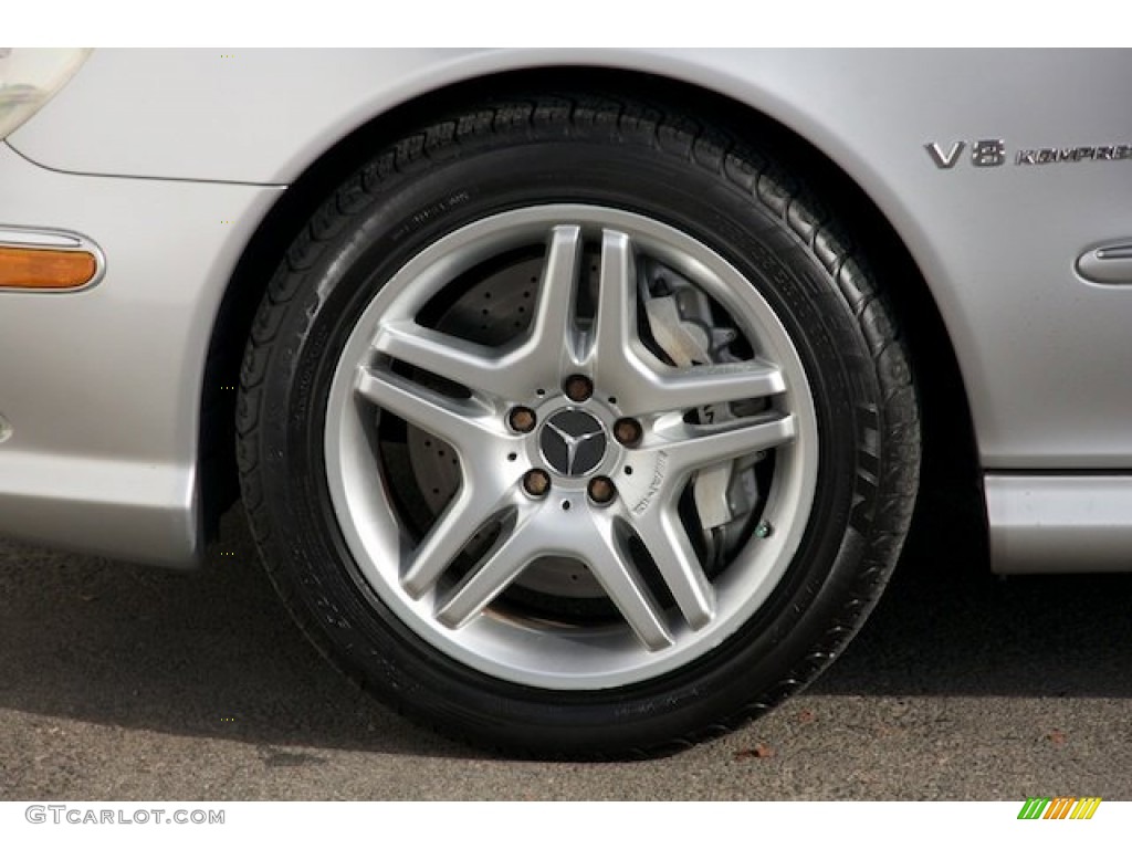 2004 S 55 AMG Sedan - Brilliant Silver Metallic / Black photo #33