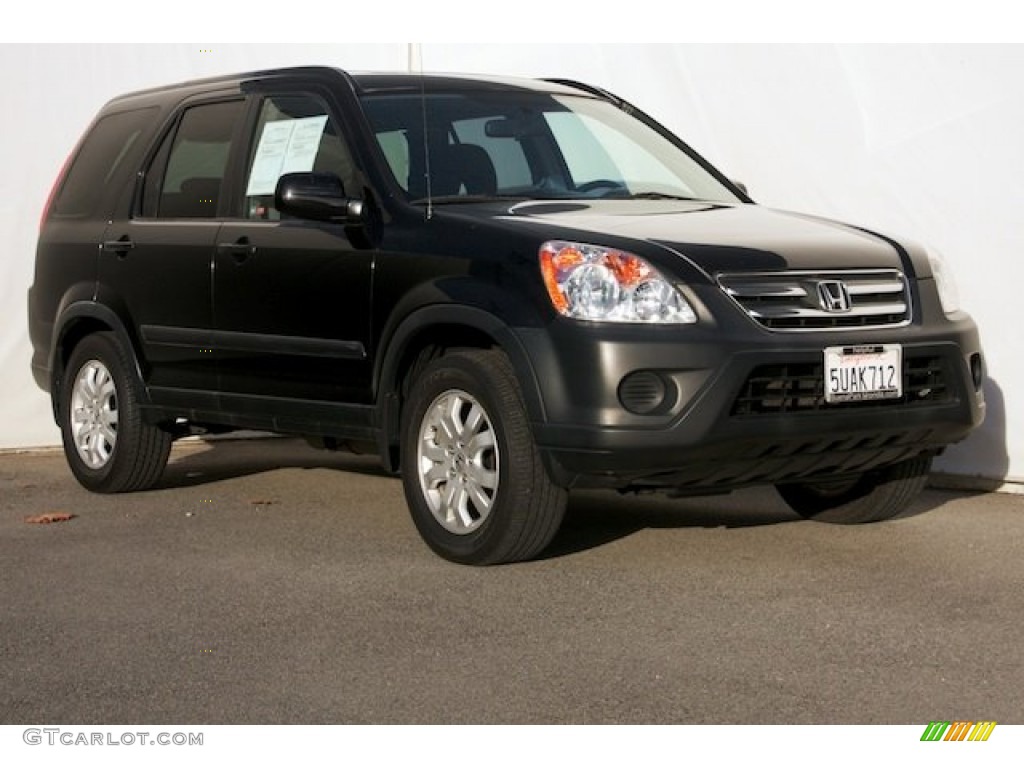 2006 CR-V EX 4WD - Nighthawk Black Pearl / Black photo #1